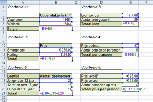 Formules in Excel