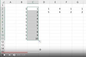 Vulgreep in Excel - Video