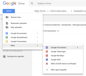 Een Google Formulier aanmaken in Google Drive