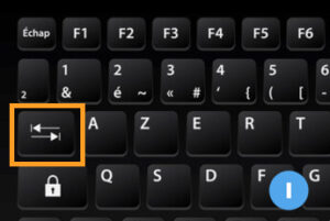 De Tab-toets op je toetsenbord vind je terug naast de letter A.